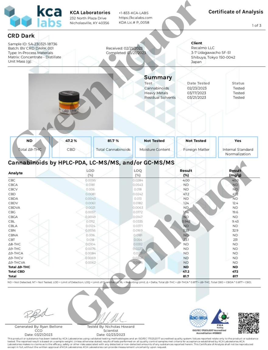 CRD80%×H4-CBD10%　※在庫処分赤字セール11/26まで